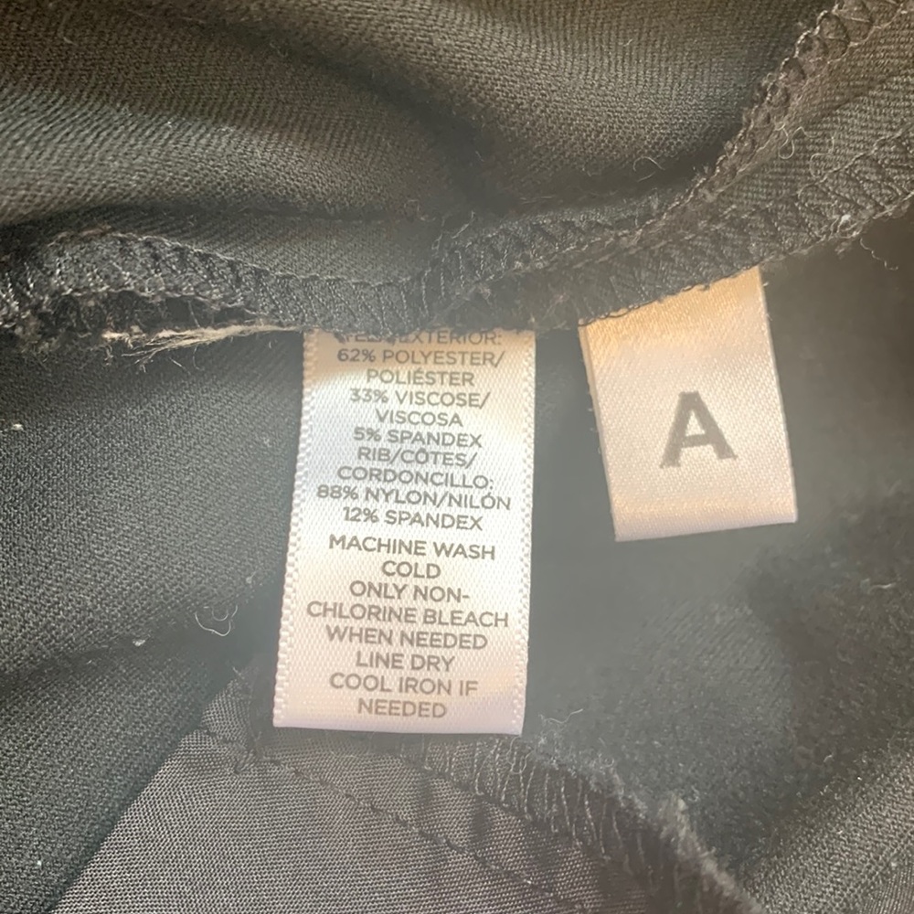 Loft Black Petite Maternity Dress Pants - Picture 5 of 9